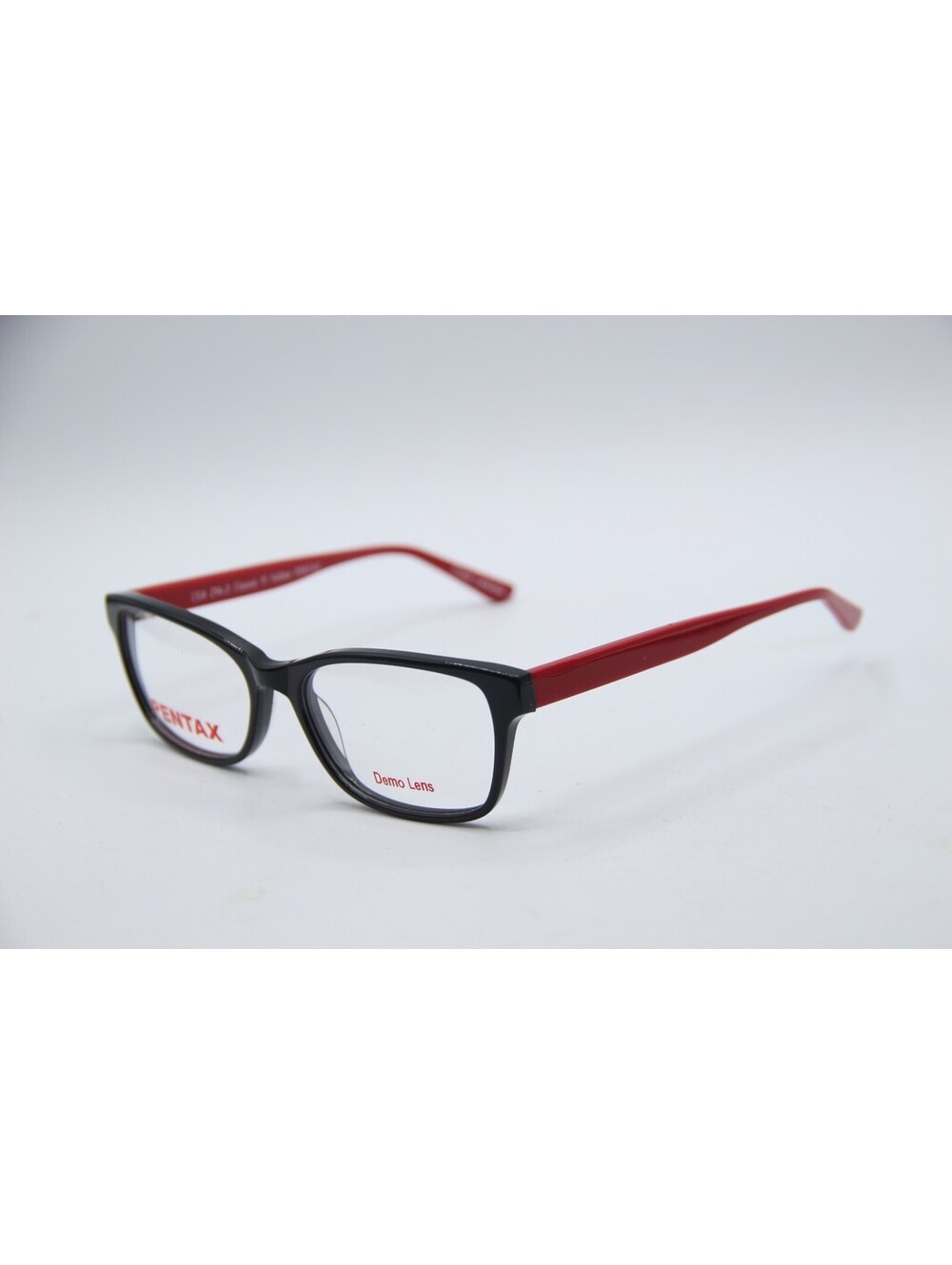 Pentax Classic 11 Black Red Authentic Designer Eyeglasses 54-17